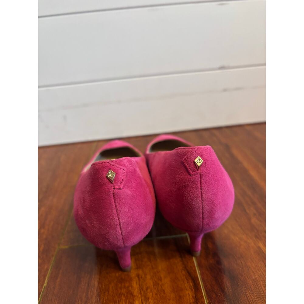 Sam Edelman Women’s Dori Rose Pink Suede Heels Pointed Toe Pumps Size 7.5 - Picture 6 of 7
